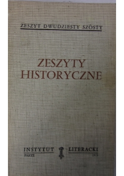 Zeszyty historyczne, zeszyt 26