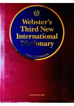 Webster Third New International Dictionary