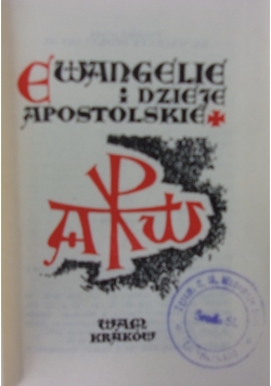 Ewangelie i Dzieje Apostolskie