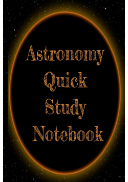 Astronomy Quick Study Notebook