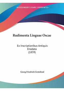 Rudimenta Linguae Oscae