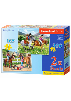 Puzzle Konie 165 i 300  2w1