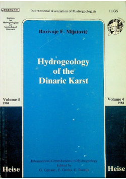 Hydrogeology of the Dinaric Karst Vol 4