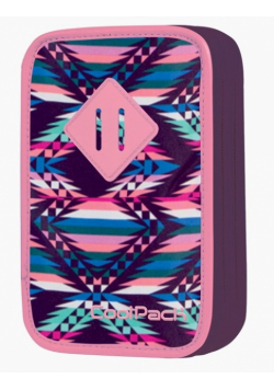 Piórnik dwukomorowy z wyposażeniem CoolPack Jumper Pink Mexico
