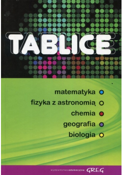 Tablice matematyka fizyka z astronomią chemia geografia biologia