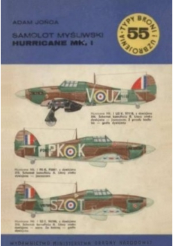 Samolot myśliwski hurricane mk I