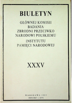 Biuletyn Głównej Komisji Badania Zbrodni Przeciwko Narodowi Polskiemu