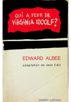 Qui a peur de virginia woolf