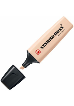 Zakreślacz Boss Original cielisty (10szt)
