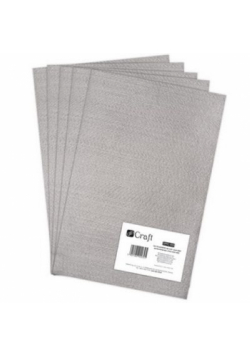 Filc poliestrowy A4 light grey 5 szt.
