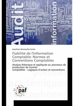 Fiabilité de lInformation Comptable