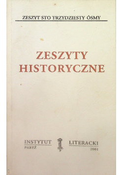 Zeszyty historyczne zeszyt 138