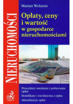 Opłaty, ceny i wartość w gospodarce nieruchomościami