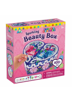 Wyklejana szkatułka Sticky Mosaics Sparkling Beauty Box