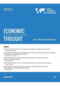 Economic Thought. Vol3, No 1, 2014