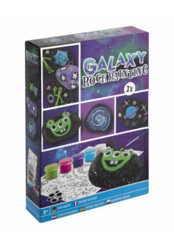 Malowanie po kamieniach Galaxy