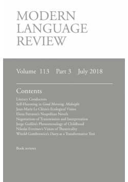 Modern Language Review (113