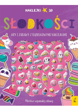 Wypukłe naklejki Słodkości
