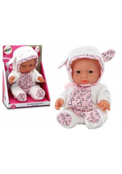 Lalka bobas białe ubranko 21cm