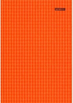 Brulion A5 Top-2000 w kratkę 96 kartek Vinyl Fluo pomarańczowy