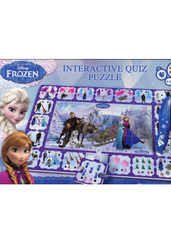 Quiz interaktywny Puzzle Kraina Lodu