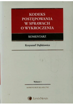 Kodeks Postępowania w sprawach o wykroczenia