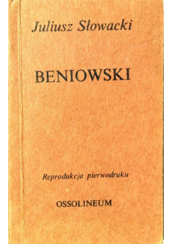 Beniowski reprint z 1841r.