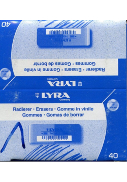 Lyra Gumka Indian czerwono-niebieska 40 sztuk