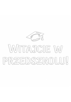 Dekoracje szkolne - Witajcie w przedszkolu XXL