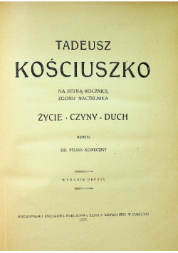 Tadeusz Kościuszko  1922 r.