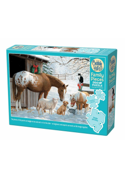 Puzzle 350 Zaśnieżone podwórko G3