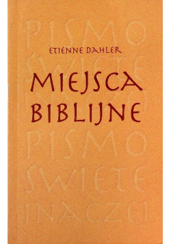 Miejsca Biblijne