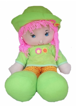 Lalka szmacianka 58 cm zielona