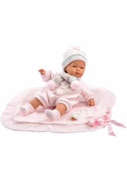 Lalka Joelle z różowym miękkim brzuszkiem 38cm