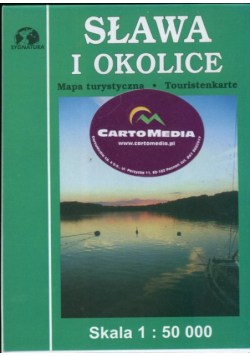 Sława i okolice Mapa turystyczna 1:50 000