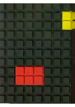 Notes silikonowy A7 Unipap Blocks w kratkę 60 kartek czarny