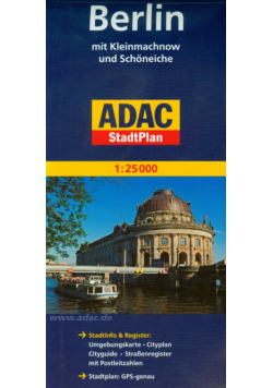 ADAC Berlin StadtPlan 1:25 000