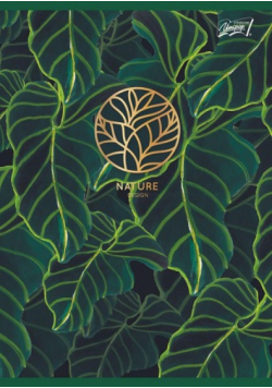 Paczka Zeszyt A5 60K linia TROPICAL LEAVES PAKIET 10 SZTUK