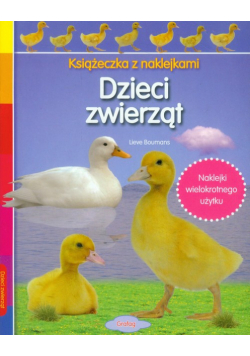 Dzieci zwierząt Książeczka z naklejkami
