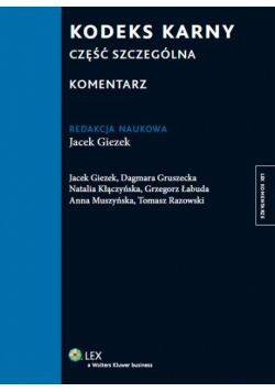 Kodeks karny Część szczególna Komentarz