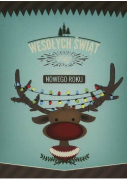 Karnet Wesołych świąt Renifer