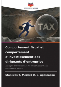 Comportement fiscal et comportement d'investissement des dirigeants d'entreprise