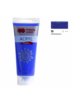Farba akrylowa Studio 200 ml ultramaryna Happy Color