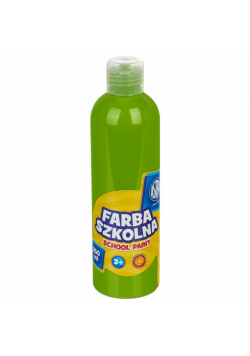 Farba szkolna naturalna tempera Astra 250 ml limonkowa