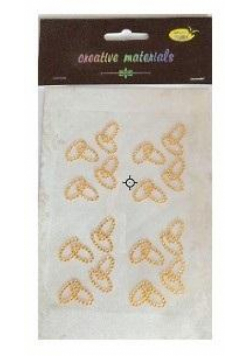 Obrączki akrylowe 16szt złote