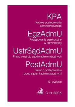 Kodeks postępowania administracyjnego. Postępowanie egzekucyjne w administracji. Prawo o ustroju sąd