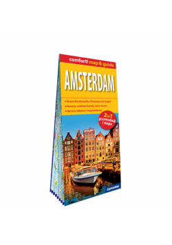 Amsterdam laminowany map&guide 2w1: przewodnik i mapa