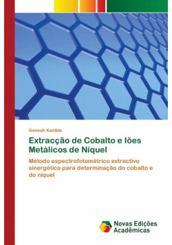Extracção de Cobalto e Iões Metálicos de Níquel