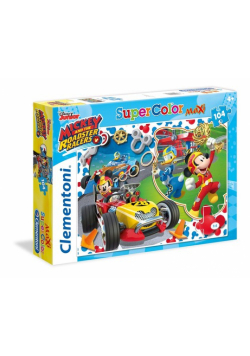 Puzzle SuperColor Maxi 104  Mickey Roadster