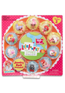 Lalaloopsy Tinies Seria 3 Zestaw 10 figurek pomarańczowy